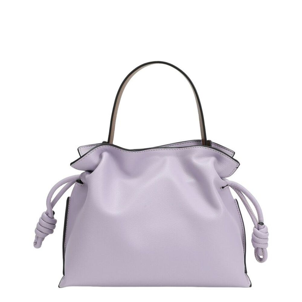 Tiffany & Fred Paris Soft Leather Bucket Bag, Purple